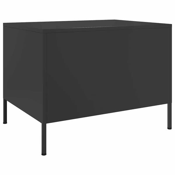 vidaXL sofabord, sort, 68x50x50,5 cm, stål