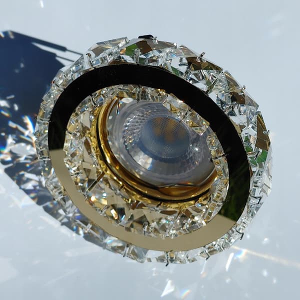 Halogenglastaklampa GU10