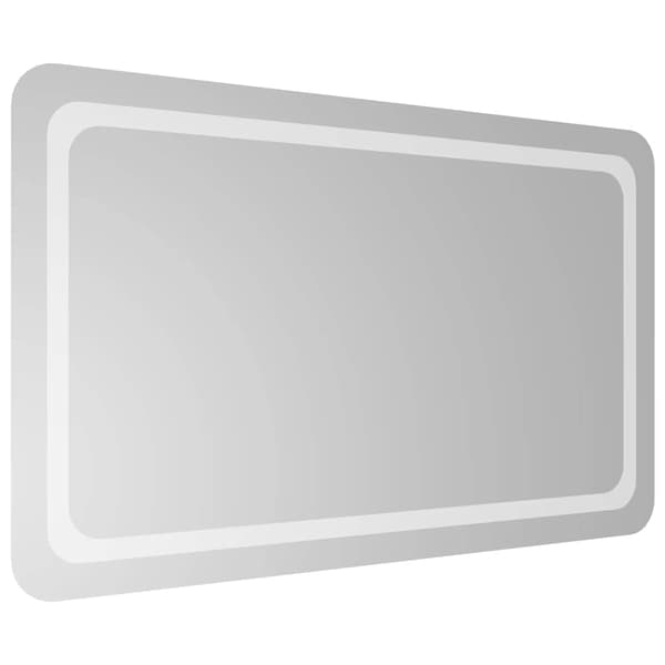 vidaXL Badrumsspegel med LED, 100x60 cm
