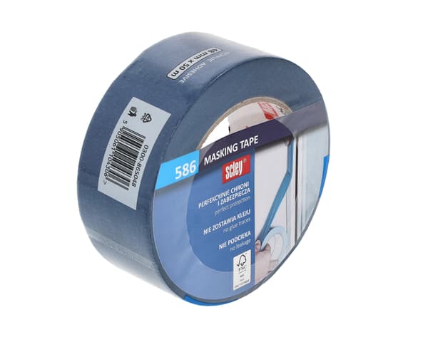 Scley blå maskeringstejp 586-serien (48 mm x 50 m)