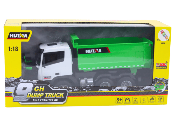 RC Dump Truck 1:18 Grøn