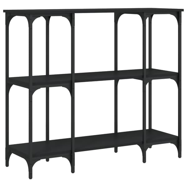 vidaXL konsolbord, sort, 102x35x90 cm