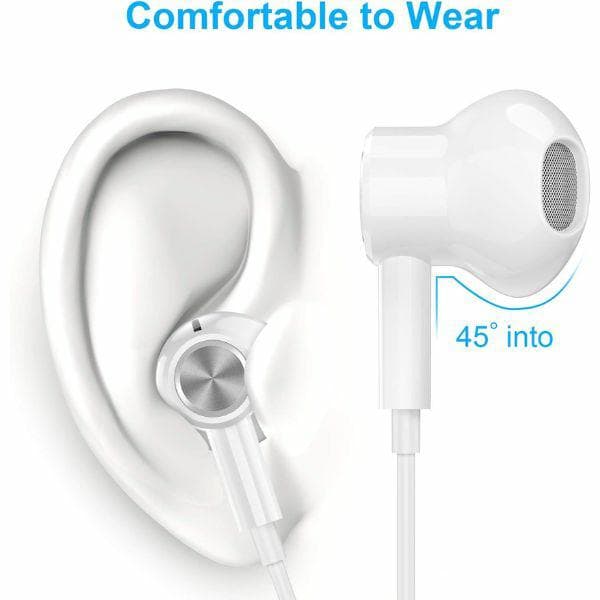 Beline USB-C SK194 in-ear hovedtelefoner hvide
