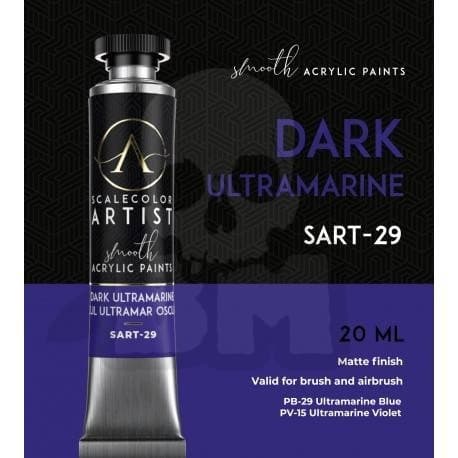 SART-29 Skala Farvekunst Mørk Ultramarin