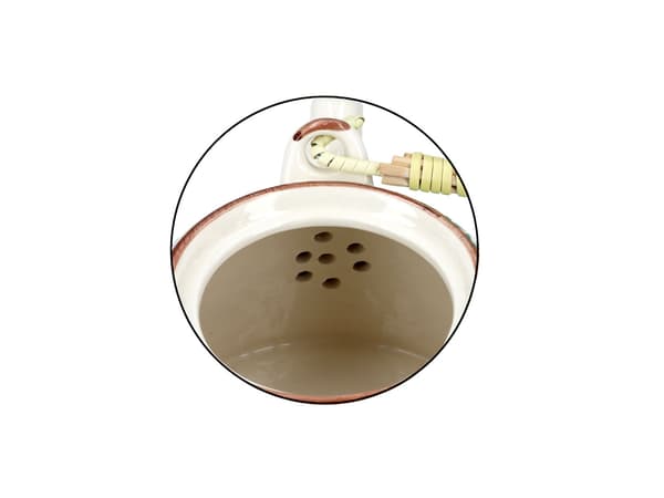 Keramisk elkedel med infuser