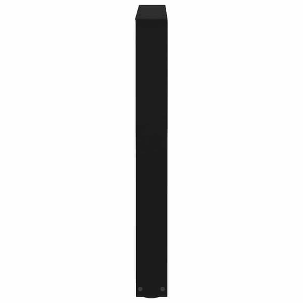 vidaXL V-formede spisebordsben 2 stk. sort stål