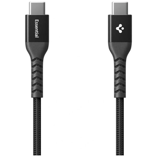 Spigen EB10010CCA Essential USB-C -kaapeli 100W 1m musta