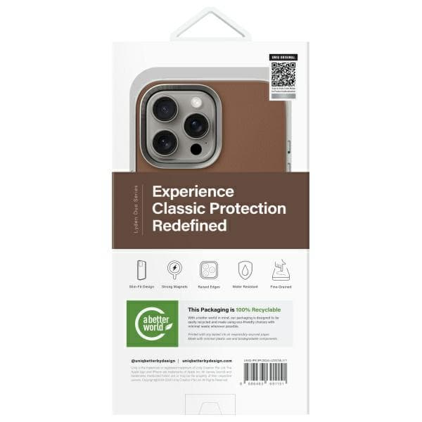 UNIQ Lyden DS cover til iPhone 16 Pro Max, karamel