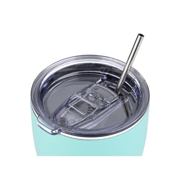 Bermuda Grön Mint Termosmugg med Sugrör 500 ml