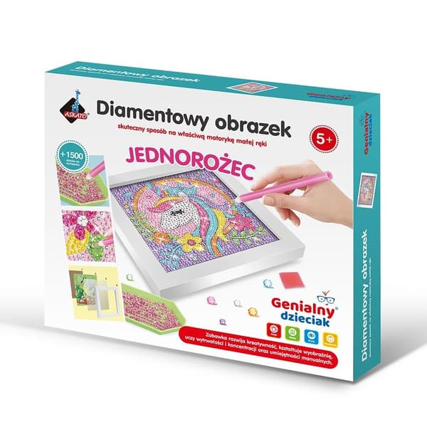 Diamantbroderi enhjørning