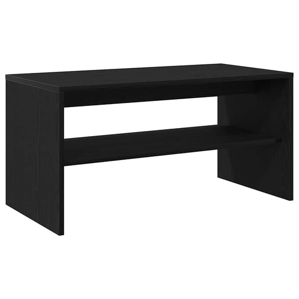 vidaXL TV-skab sort egetræ 80x40x40 cm limet træ