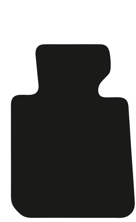 polyamid førermåtte til: BMW 1 E82 coupé 2007-2013 gummibelagt førermåtte