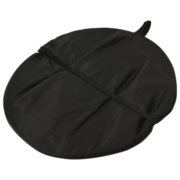 vidaXL oval 2-i-1 studiebaggrund grøn og blå 200x150 cm