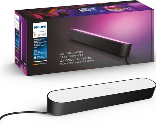 Philips Hue Play Extension Pack 1PC EUUKAUNZ Svart LED Panel Extension Modul