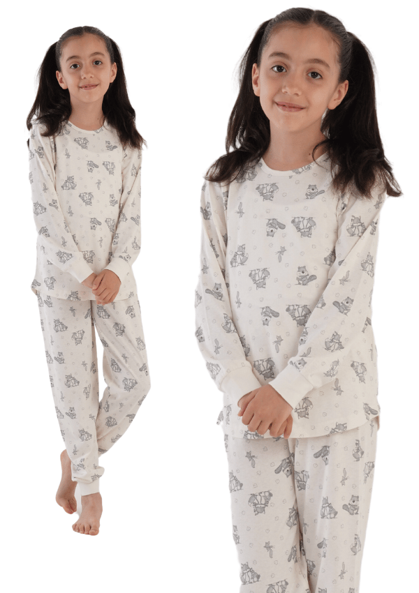 Flickpyjamas i bomull Vienetta 146 11/12