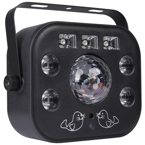 LIGHT4ME MULTIPHASE multi-effekt LED UV vask stroboskop