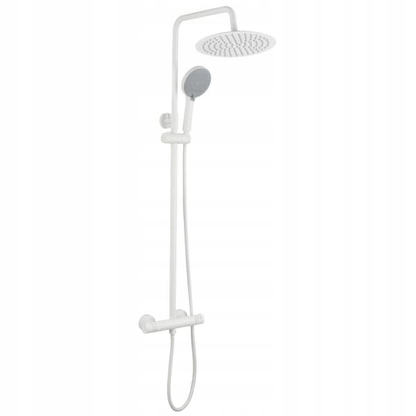 Lungo Vit Termostat Ytmonterad Duschset