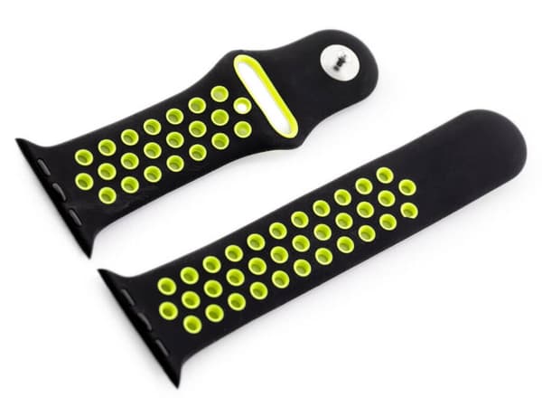 Apple Watch rem U24 - sort/grøn - 42/44mm