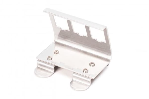 Keystone DIN-kiskoadapteri kolmelle Keystone-moduulille
