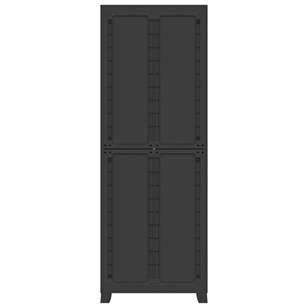 vidaXL Plastskåp, 65x45x181 cm