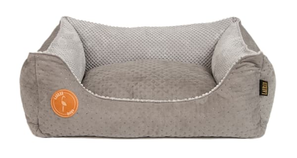 CEZAR sofa, grå, quiltet, S - 70 cm x 60 cm