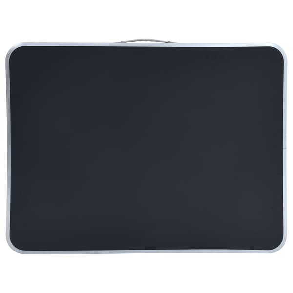 vidaXL foldbart campingbord med metalramme 80x60 cm grå