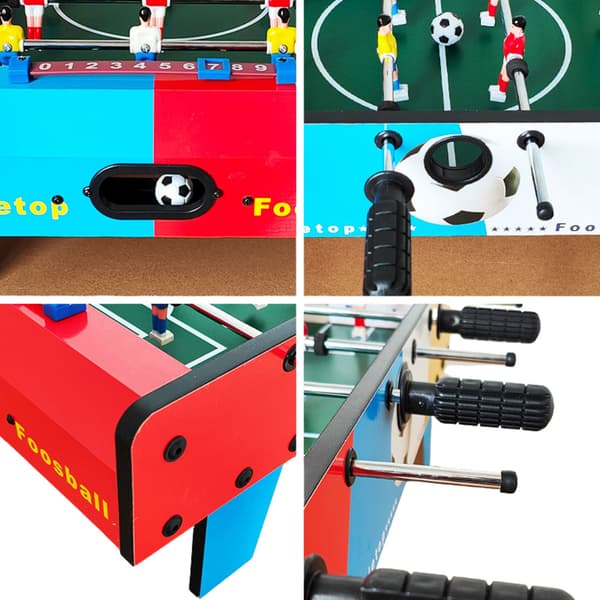 Minibordsfotbollsspel med 2 bollar, 69 cm