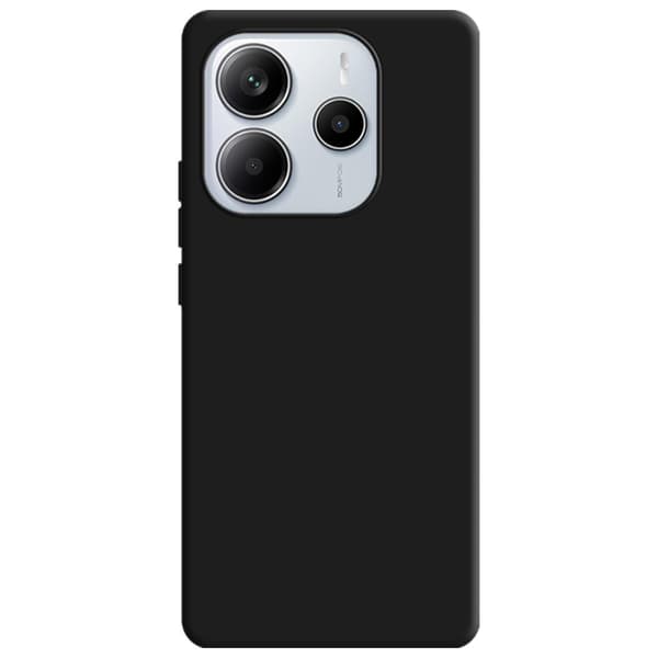 3MK Silikonskal för Xiaomi Redmi Note 14 5G, svart