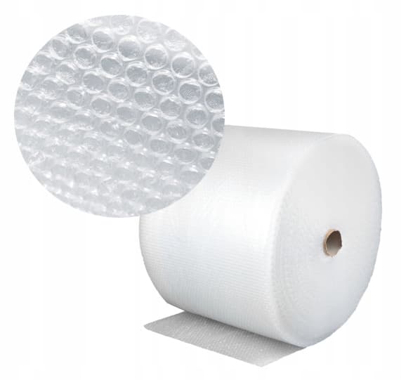 BUBBELPLAST, bredd 30 cm, SKYDDANDE, LÅNG, rulle 100 m
