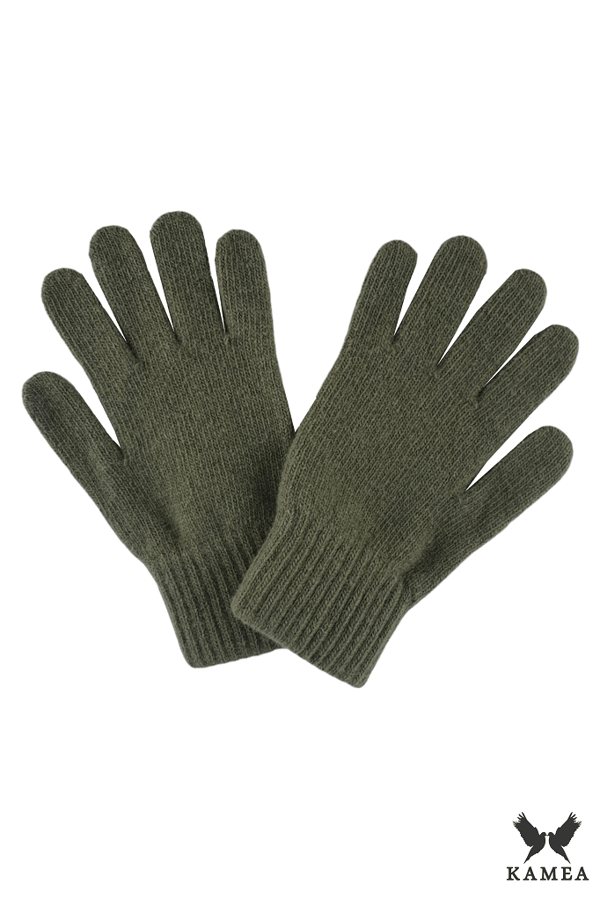 HANDSKER*01 dame vinter khaki farve