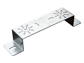 Buet batterimonteringsplade + 6 SKRUER
