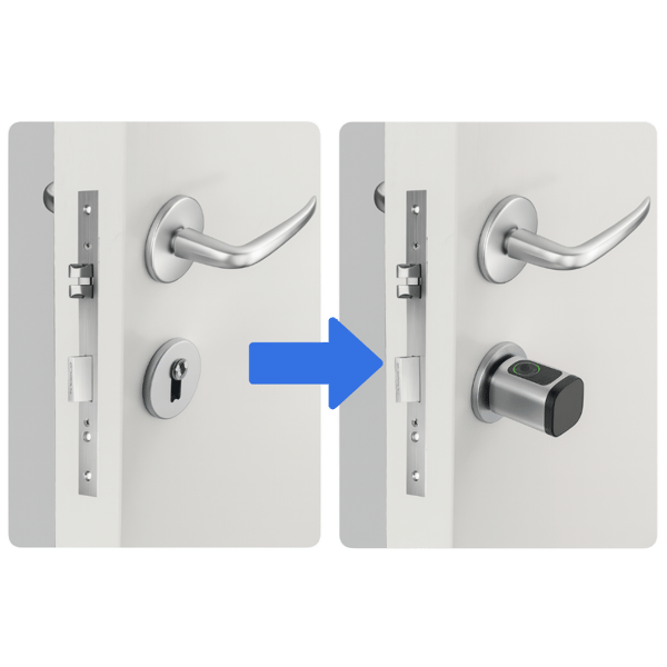 Elektronisk låsecylinder V1 TTLock Sølv