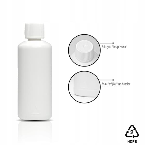 HDPE-flaske 100 ml x 3 sæt