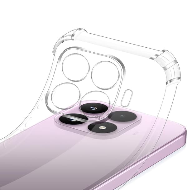 Fodral för Xiaomi 17T, Stoppsäker, Transparent