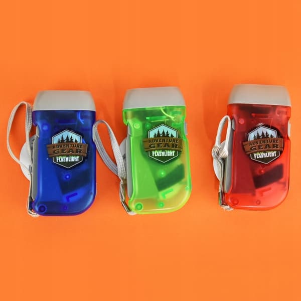 Dynamo Adventure lommelygte - assorterede farver