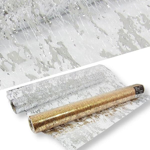 Dekorativ rulle guld + silver