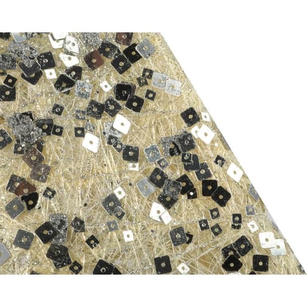 Vit 60 cm sisal konisk julgran