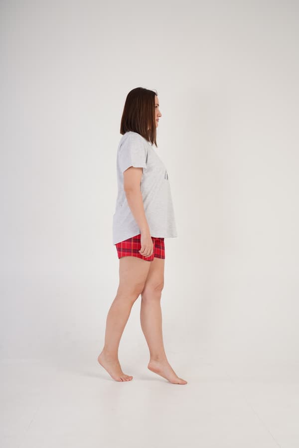 Vienetta Dampyjamas i bomull + Storlek 2XL plus size