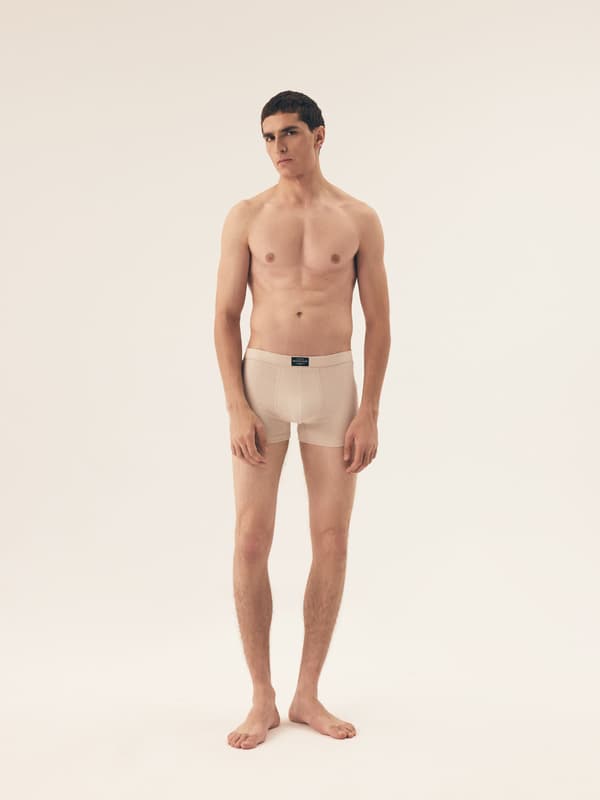 Main Henderson 3-pack boxershorts | marinblå, grön, beige M