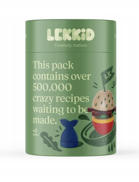 Lekkid Træbyggeklodser Mad