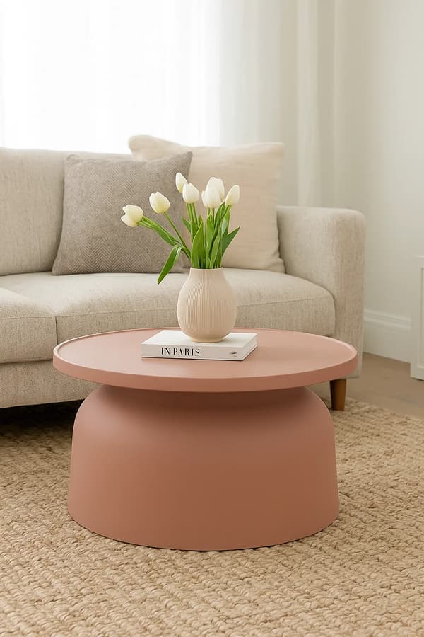 Minimalistisk OTTO2 bord, pudderrosa