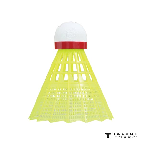 TALBOT TORRO Tech 450 Fast badminton shuttlecocks 6 st - gul
