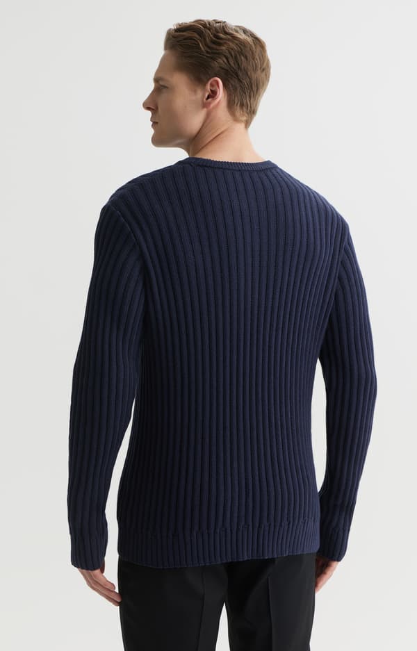 Stribet sweater XL