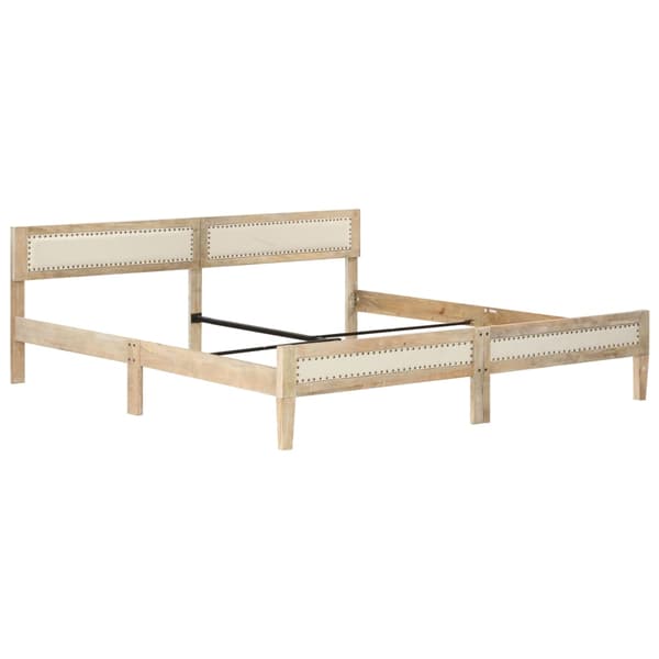 vidaXL Sängram massivt mangoträ 200 cm