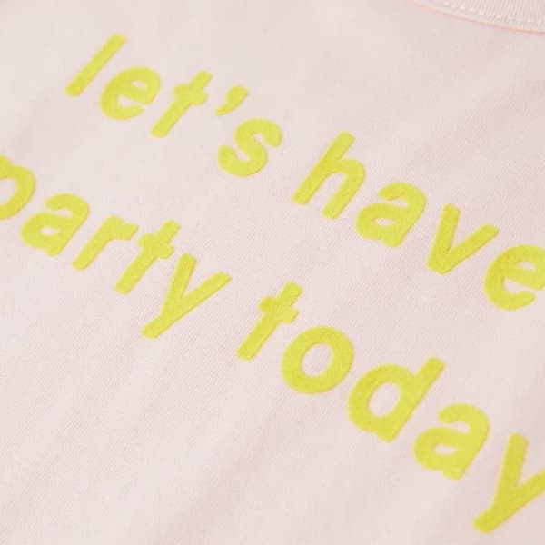 Barn-T-shirt, delikat rosa, 140