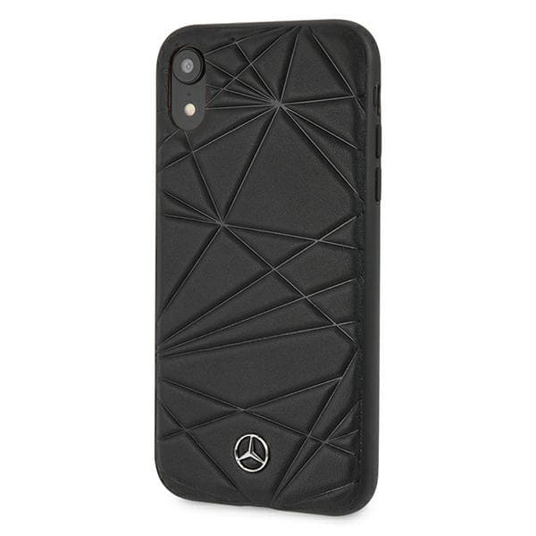Mercedes Twister-cover til iPhone Xr, sort