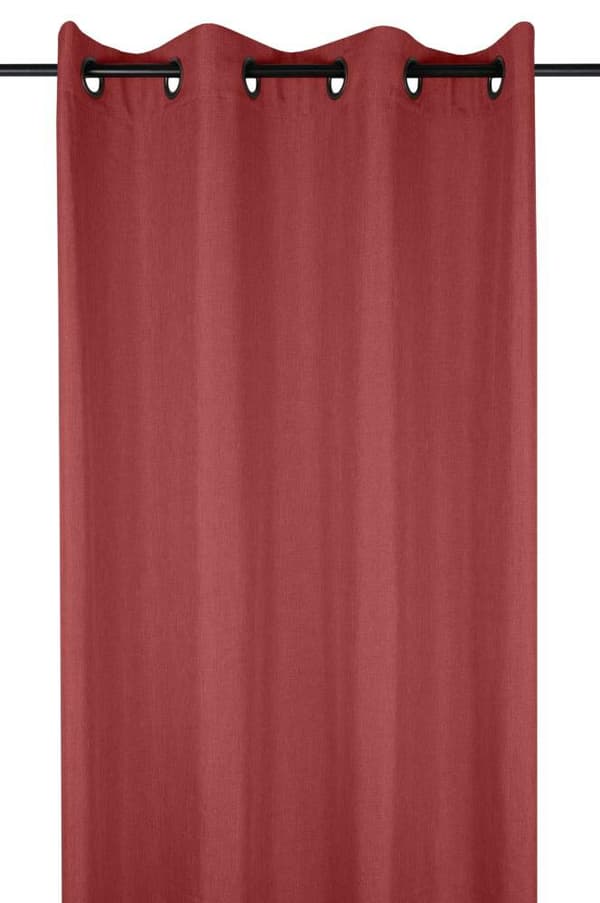 Færdigfremstillet gardin BEA 140x260 rød