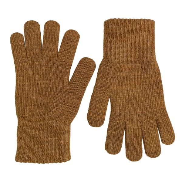 HANDSKER*04 dame vinter sennepsfarvet