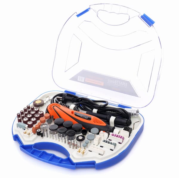 Mini-kværn 270W + tilbehør 210 stk. KD10753