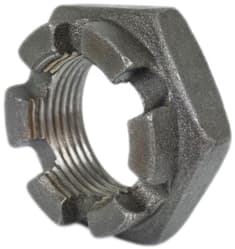 Låg kronmutter M30x2 styck DIN 937